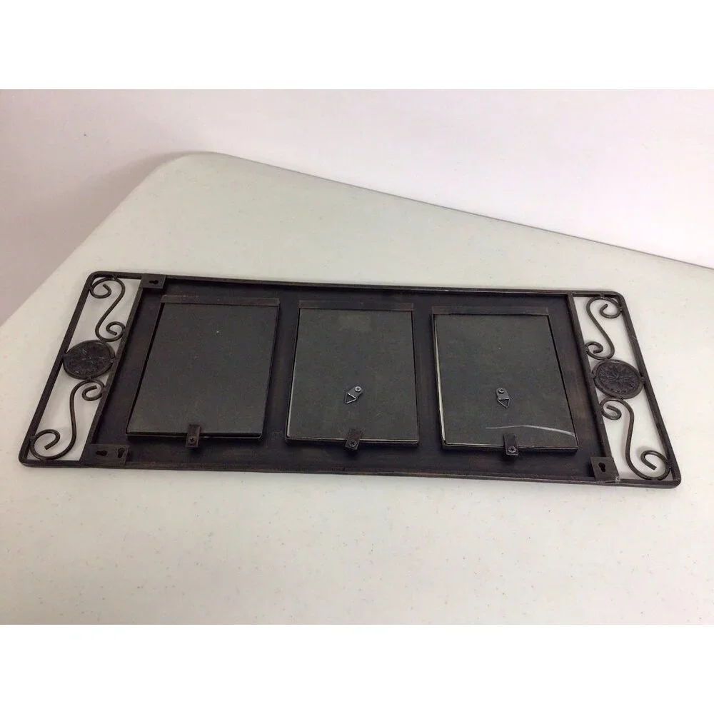Pier 1 Imports Picture Frame 6 x 4 size Brown Metallic